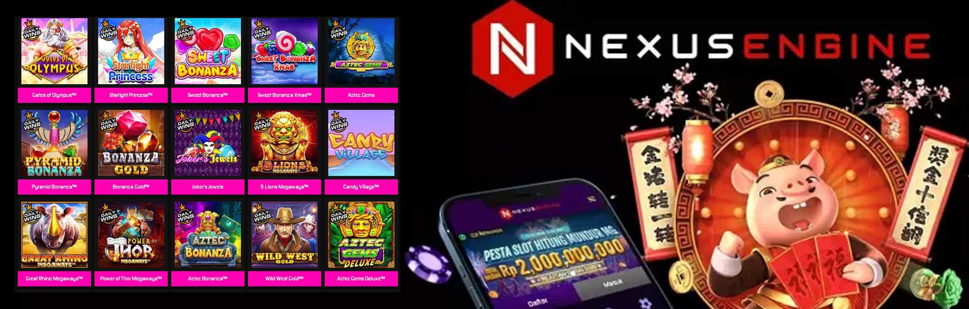 Daftar Game Judi Slot nexus Terbaru Tahun 2023
